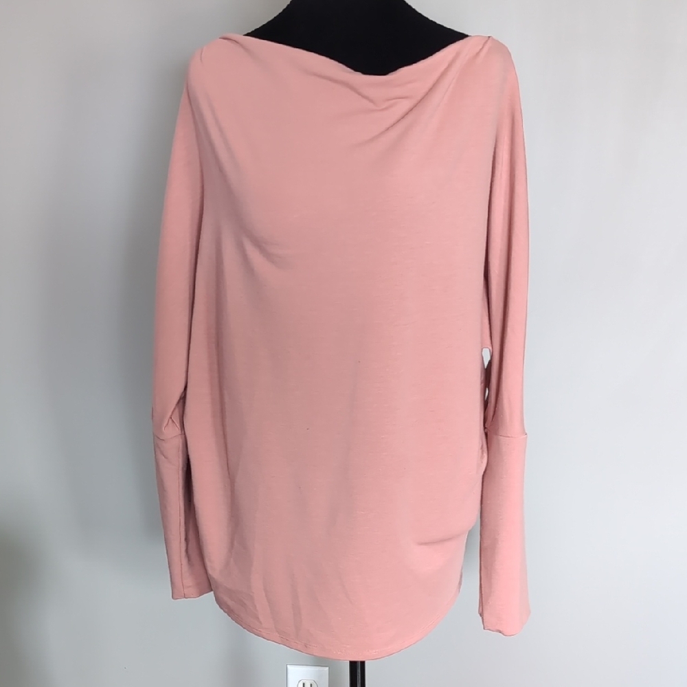Cable & Gauge Soft Pink Long Sleeve Top